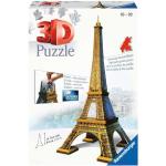 Ravensburger - 3D Puzzle Tour Eiffel, París, Serie Midi Monumentos, 216 Piezas, 10+ Años