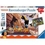 Ravensburger-En el Camino con Yakari Tiere Puzzle de 2 x 12 Piezas, Multicolor (05069)