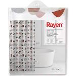 Cortinas blancas de PVC de baño Rayen 200x180 
