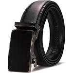 Cinturones cierre automático negros de cuero largo 105 talla L para hombre 