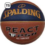 React TF-250 Lnb Baloncesto S5 Marca : Spalding - 77421Z-Naranja/Marino-Naranja - Taille Tamaño 5