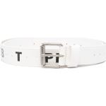 Cinturones blancos con hebilla  rebajados largo 90 con logo Walter van Beirendonck para mujer 