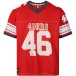 Recovered San Francisco 49ers Dark Red NFL Oversized Jersey Trikot Mesh Relaxed Top