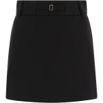 Faldas cortas negras de algodón rebajadas REDValentino talla XS para mujer 