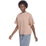 Reebok Les Mills Natural Dye Waffle Short Sleeve T-shirt Rosa XS Mujer