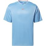 Camisetas deportivas azules de tejido de malla Reebok talla S para hombre 