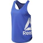 Reebok Workout Ready Mesh Graphic Sleeveless T-shirt Azul L Mujer
