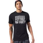 Reebok Fittest On Earth Crossfit T-shirt Negro S Hombre