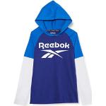 Sudaderas azules de algodón con capucha infantiles Reebok 8 años 