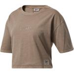 Reebok Les Mills Crop Nat Dye Short Sleeve T-shirt Gris L Mujer
