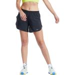 Shorts negros de poliester de running rebajados Reebok Running talla S de materiales sostenibles para mujer 