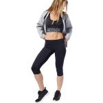 Pantalones negros de poliester capri fitness Reebok Workout talla S de materiales sostenibles para mujer 
