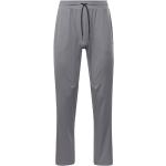 Pantalones grises de poliester de fitness rebajados de punto Reebok talla S de materiales sostenibles para hombre 