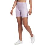 Shorts lila de poliester rebajados Reebok talla M de materiales sostenibles para mujer 