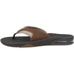 Reef Leather Fanning, Chanclas Hombre, Brown, 37.5