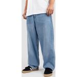 Jeans baggy azules celeste de algodón ancho W36 largo L34 REELL talla XS para hombre 