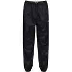 Pantalones impermeables negros de poliamida impermeables, transpirables Regatta talla 3XL para hombre 
