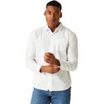 Camisas blancas de algodón de lino  rebajadas tallas grandes Regatta talla XXL de materiales sostenibles para hombre 