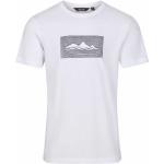Camisetas deportivas blancas de algodón rebajadas de verano tallas grandes transpirables Regatta talla 4XL para hombre 