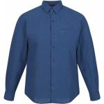 Camisas azules de poliester de manga corta rebajadas manga corta Regatta talla S de materiales sostenibles para hombre 