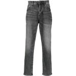 Jeans stretch grises de algodón rebajados con logo Armani Exchange para hombre 