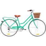 Bicicletas urbanas verdes rebajadas vintage para mujer 