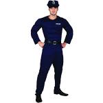 Disfraces azules de policía talla L 