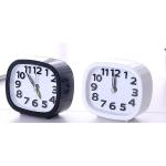 Relojes blancos de plástico de mesa analógicos 