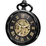 Relojes dorados de oro con cadena para navidad Mecánico 24h vintage para hombre 