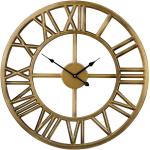 Relojes dorados de metal de pared rebajados vintage Beliani 