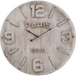 Relojes beige de madera de pared vintage 