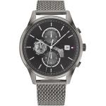 Relojes grises de acero de pulsera impermeables Automático Cronógrafo para multi-sport Tommy Hilfiger Sport para hombre 
