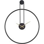 Relojes negros de metal con péndulo modernos lacado LOLAhome 