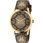 Relojes marrones de lona Gucci G-Timeless para mujer 