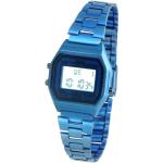 Relojes azules de pulsera impermeables brazalete digital vintage para mujer 