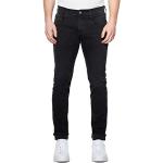 Replay Anbass Slim-Fit Hyperflex Jeans con elástico para Hombre, Negro (Black 098), W34 x L32