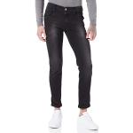 Jeans stretch negros de denim ancho W33 Replay Anbass para hombre 