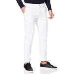 Jeans stretch blancos ancho W31 informales de punto Replay de materiales sostenibles para hombre 