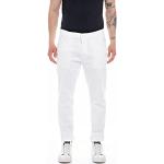 Jeans stretch blancos ancho W38 informales Replay de materiales sostenibles para hombre 