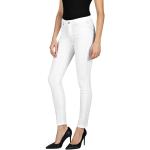 Jeans stretch blancos ancho W28 Replay para mujer 