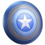 Réplica Escudo Sigilo Capitán América el Soldado de Invierno Marvel Legends Diámetro 60 cms