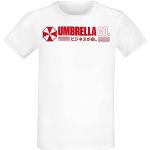 Resident Evil Umbrella Co. - Camiseta para Hombre, Color Blanco Blanco M