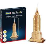 Revell 3D Puzzle- Empire State Building, el Rascacielos, un hito de Nueva York Descubre el Mundo en 3D, diversión para jóvenes y Mayores, Color Coloreado (119)