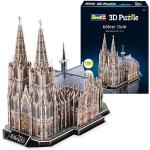 Revell- Catedral de Colonia, Longitud 35,0cm 3D Puzzle, Multicolor (4009803002033)