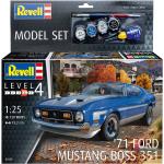 Revell - Maqueta Ford Mustang Boss 351 con accesorios básicos Revell.