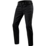 Jeans desgastados negros de denim ancho W31 largo L32 desgastado Revit talla L 