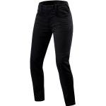 Pantalones negros de denim de motociclismo Revit talla M para mujer 