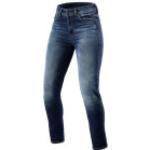 Jeans stretch blancos ancho W26 largo L30 desgastado Revit talla L para mujer 