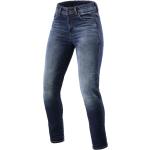 Jeans stretch blancos ancho W32 largo L30 desgastado Revit talla XXS para mujer 