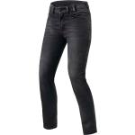 Jeans stretch grises desgastado talla XS para mujer 